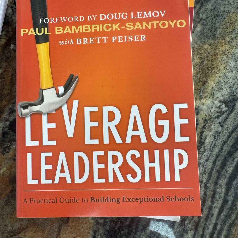 Leverage Leadership by Paul Bambrick-Santoyo - Orange Cover